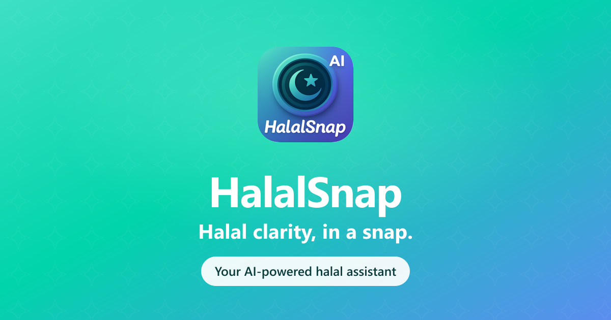 HalalSnap — AI Halal Checker & Ingredient Scanner App